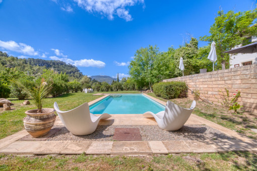 Spacious Villa surrounded by nature with beautiful mountain views and an enchanting garden