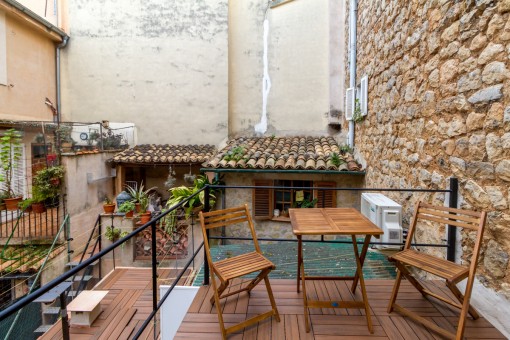 Charming terrace on the first floor