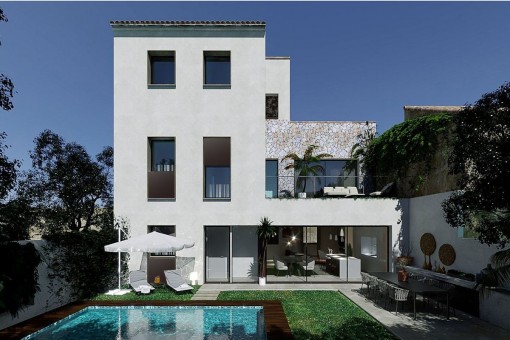 Newly-built project with pool and garage in the centre of Llucmajor
