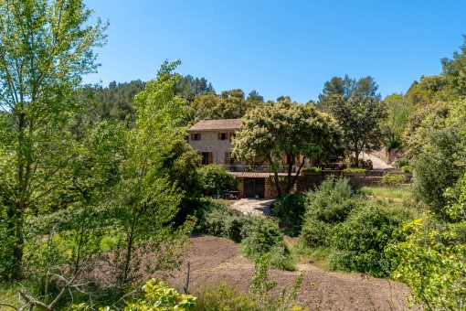 Wonderful finca with great privacy and 2 living units in the Tramuntana mountains
