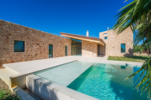 Mediterranean new construction inca with indoor pool in Muro